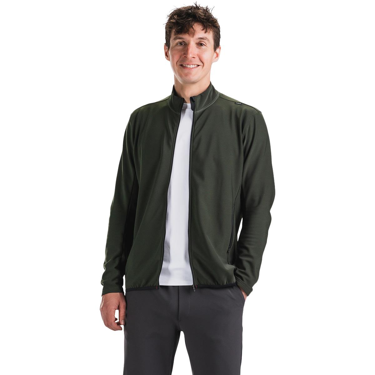 FUSION Recharge Full Zip Trøje Herre Forest Green