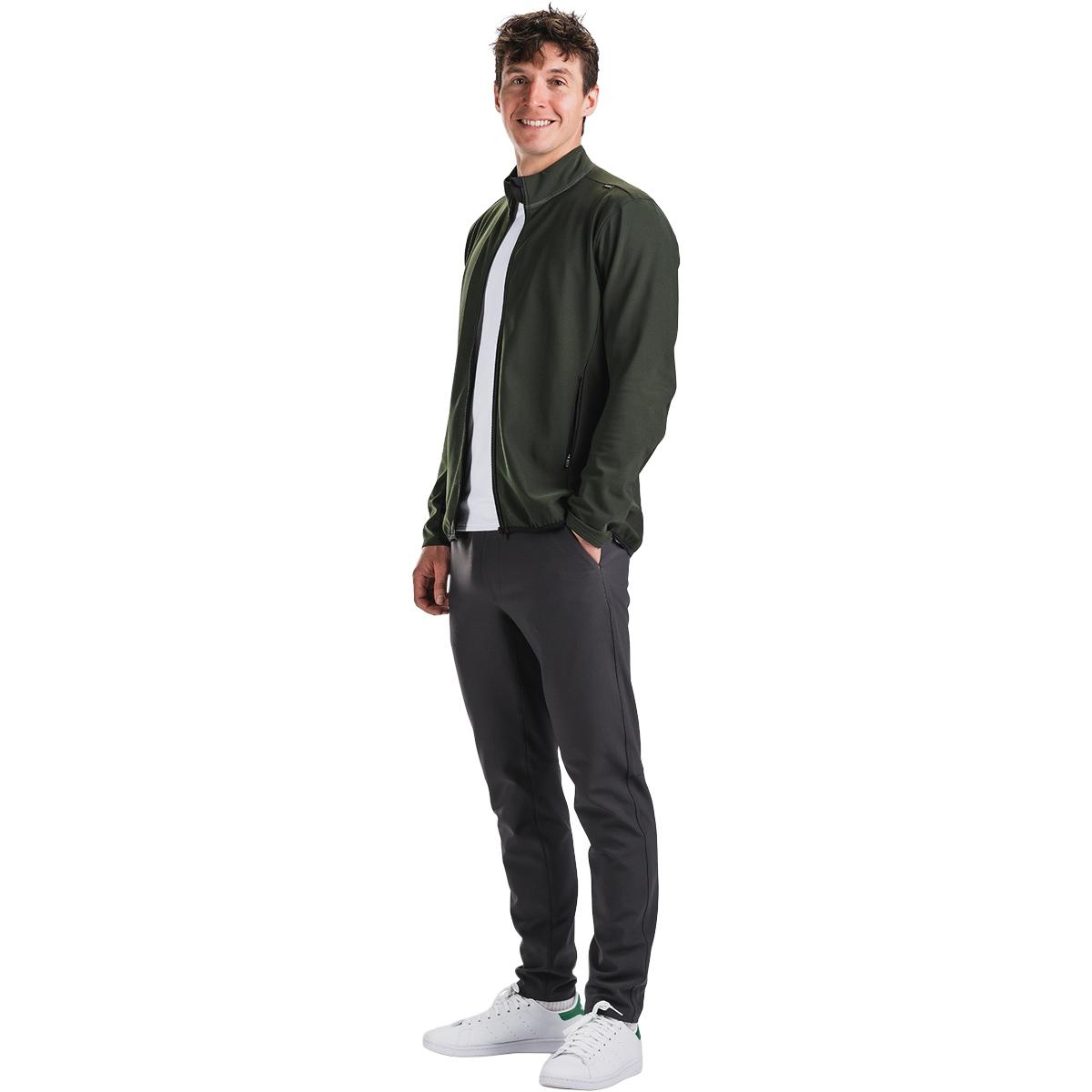 FUSION Recharge Full Zip Trøje Herre Forest Green