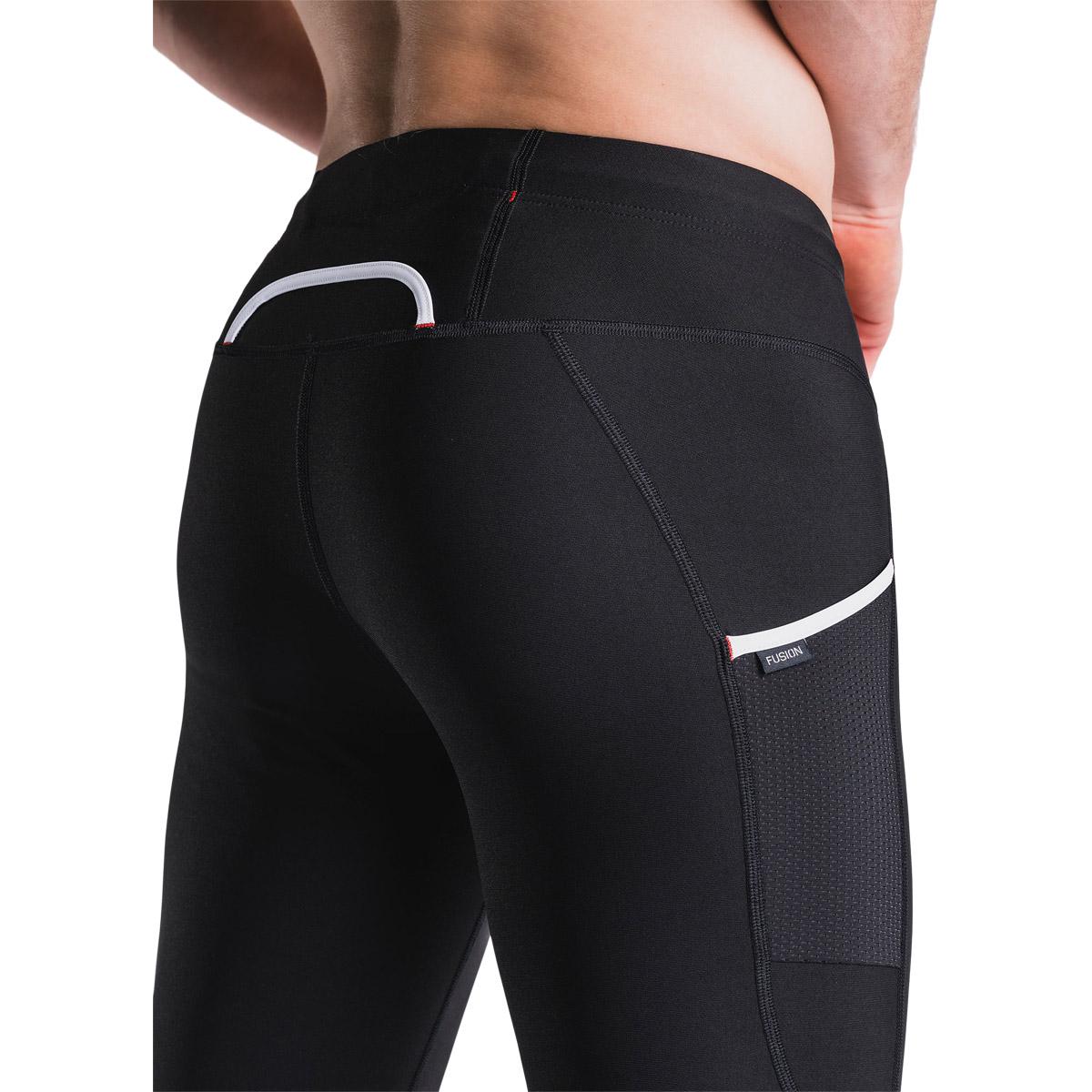 FUSION Advanced Løbetights Herre SuperBlack
