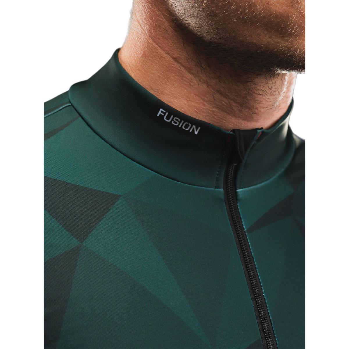 FUSION TEMPO! Thermal Langærmet Cykeltrøje Herre Race Green
