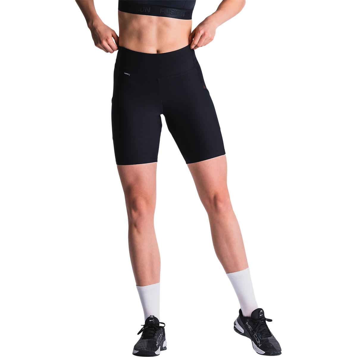 FUSION Gym Korte Træningstights Dame SuperBlack