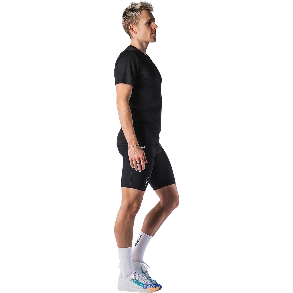 FUSION Technical Merino 150 Løbe T-shirt Herre BLACK