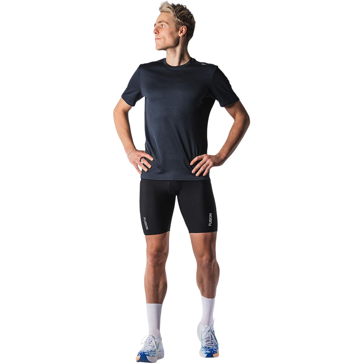 FUSION Technical Merino 150 Løbe T-shirt Herre Night Blue