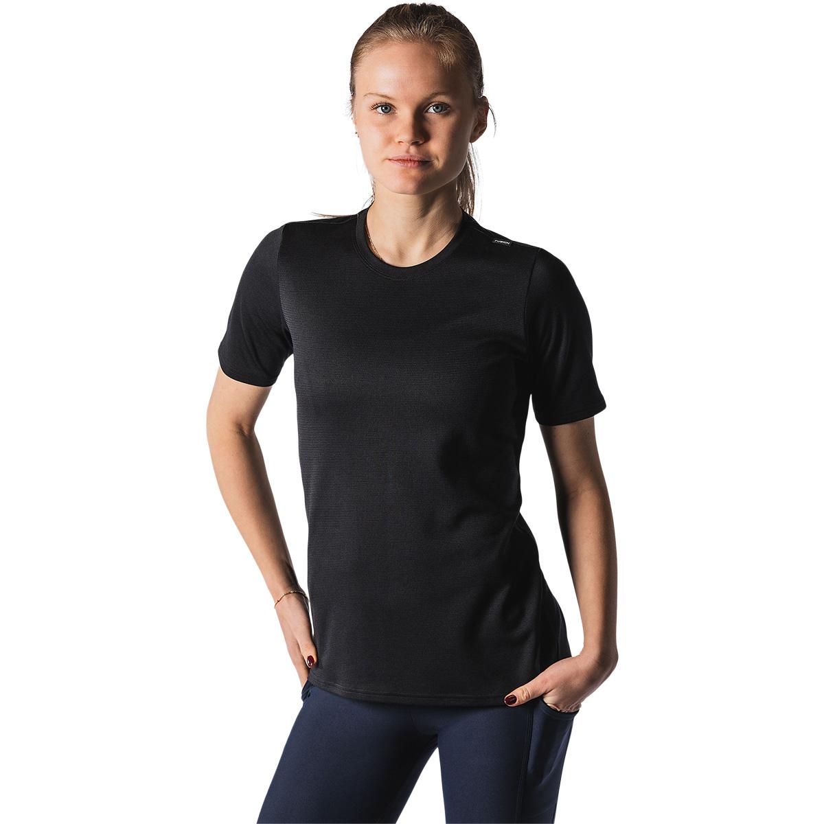 FUSION Technical Merino 150 Løbe T-shirt Dame BLACK
