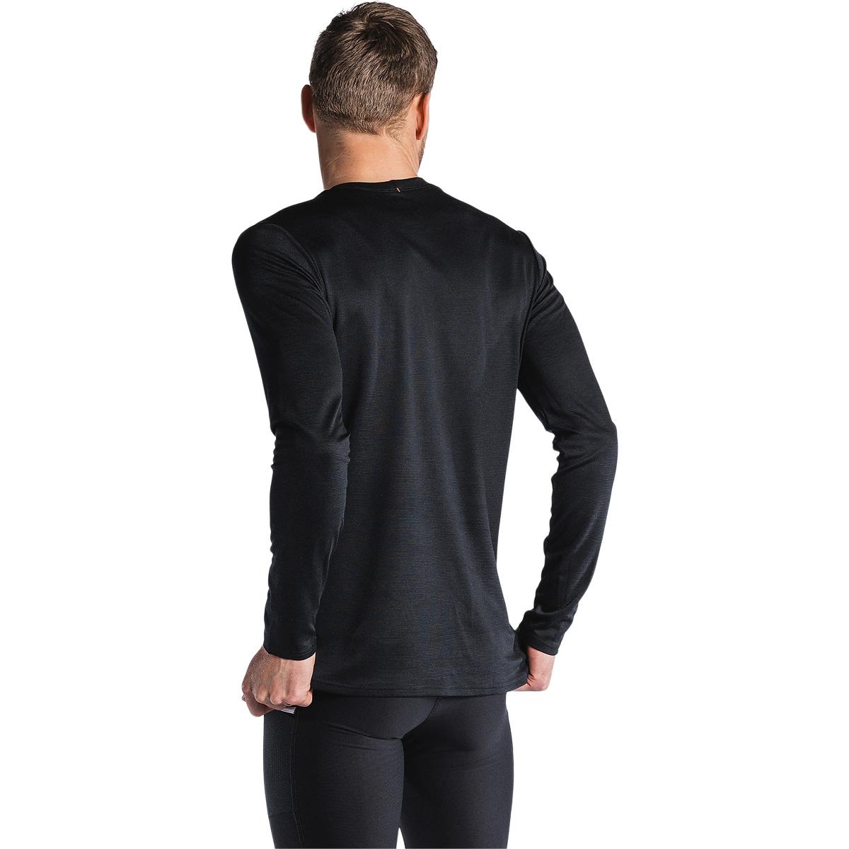FUSION Technical Langærmet Merinould T-shirt Herre BLACK