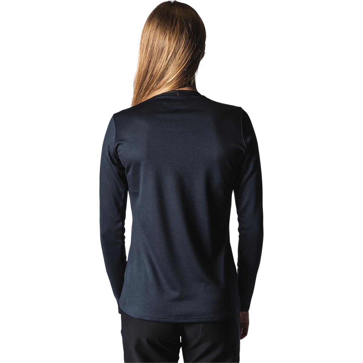 FUSION Technical Langermet Merinoull T-skjorte Dame Night Blue