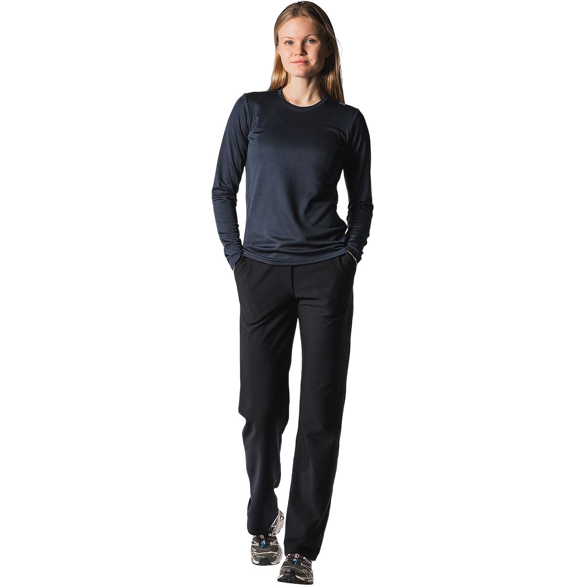 FUSION Technical Langermet Merinoull T-skjorte Dame Night Blue
