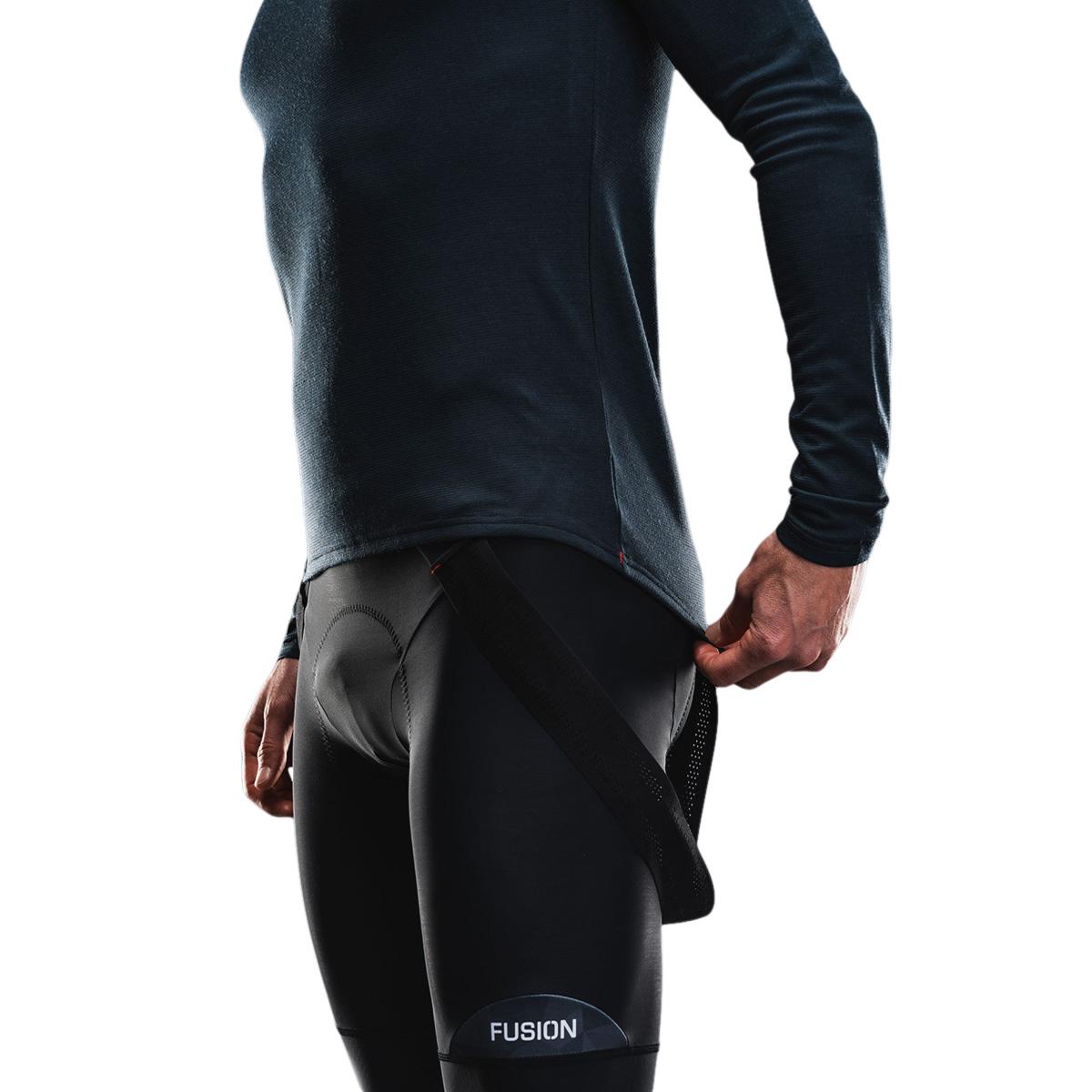 FUSION Technical Merino 150 Baselayer Undertrøje Herre Dark Grey