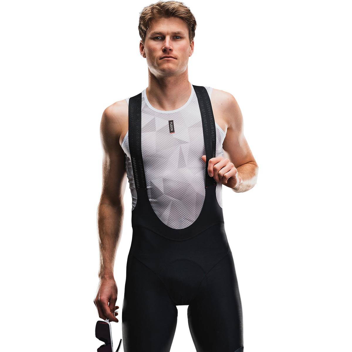 FUSION TEMPO! Pro Torso Baselayer Top Unisex White/Grey