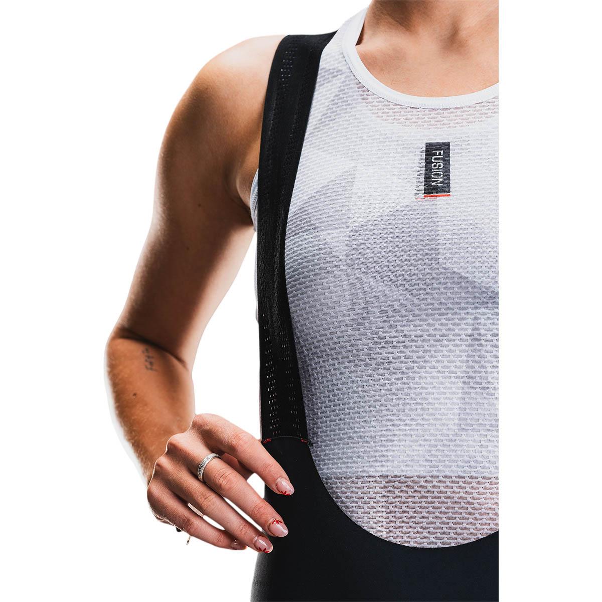 FUSION TEMPO! Pro Torso Baselayer Top Unisex White/Grey