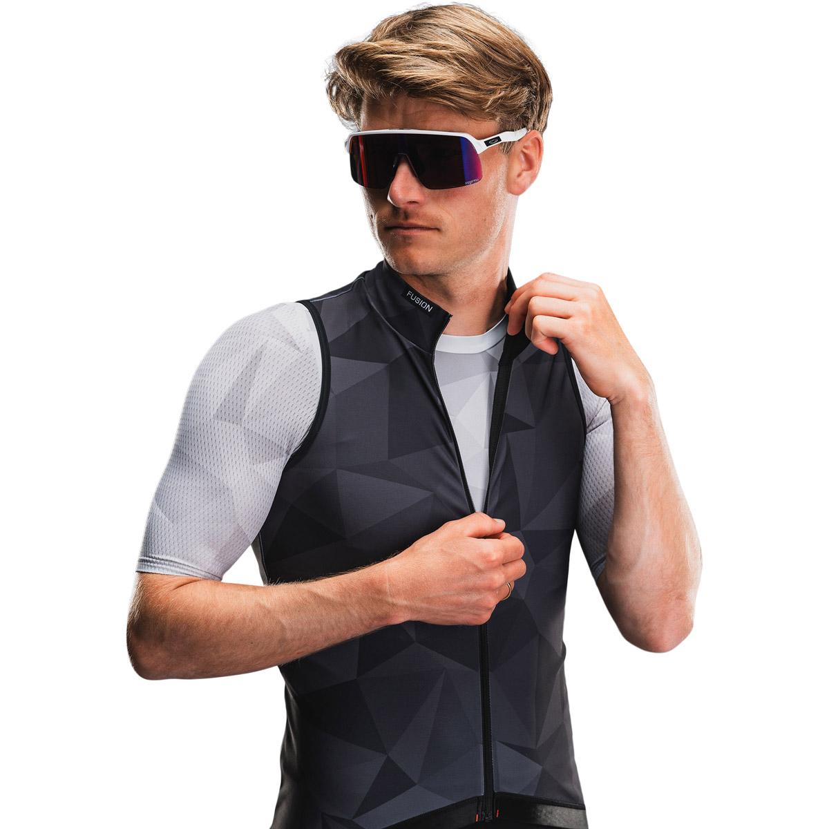FUSION TEMPO! Cykelvest Herre Dark Grey