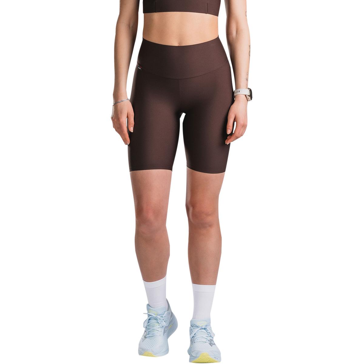 FUSION High Rise Korte Træningstights Dame Dark Brown