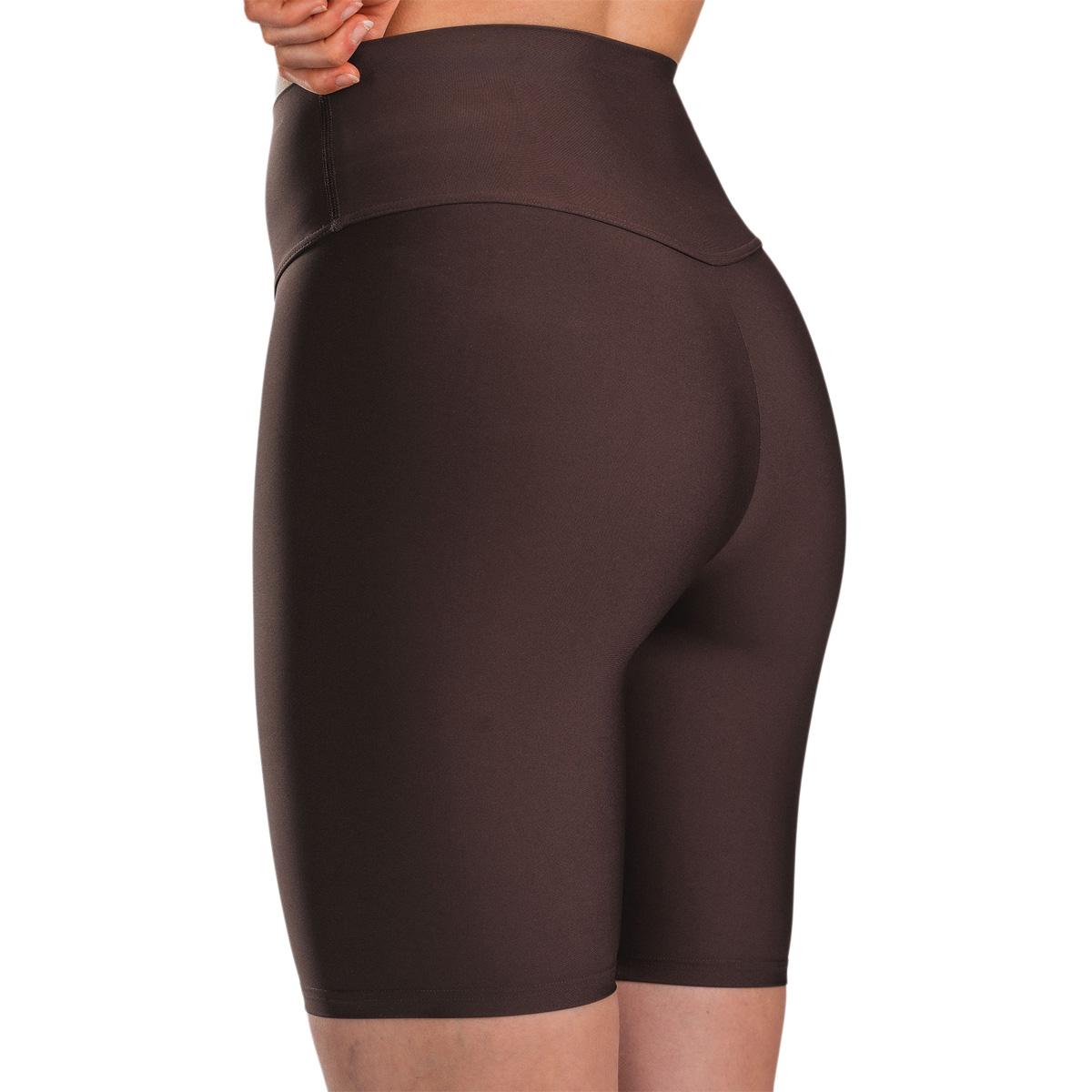 FUSION High Rise Korte Træningstights Dame Dark Brown