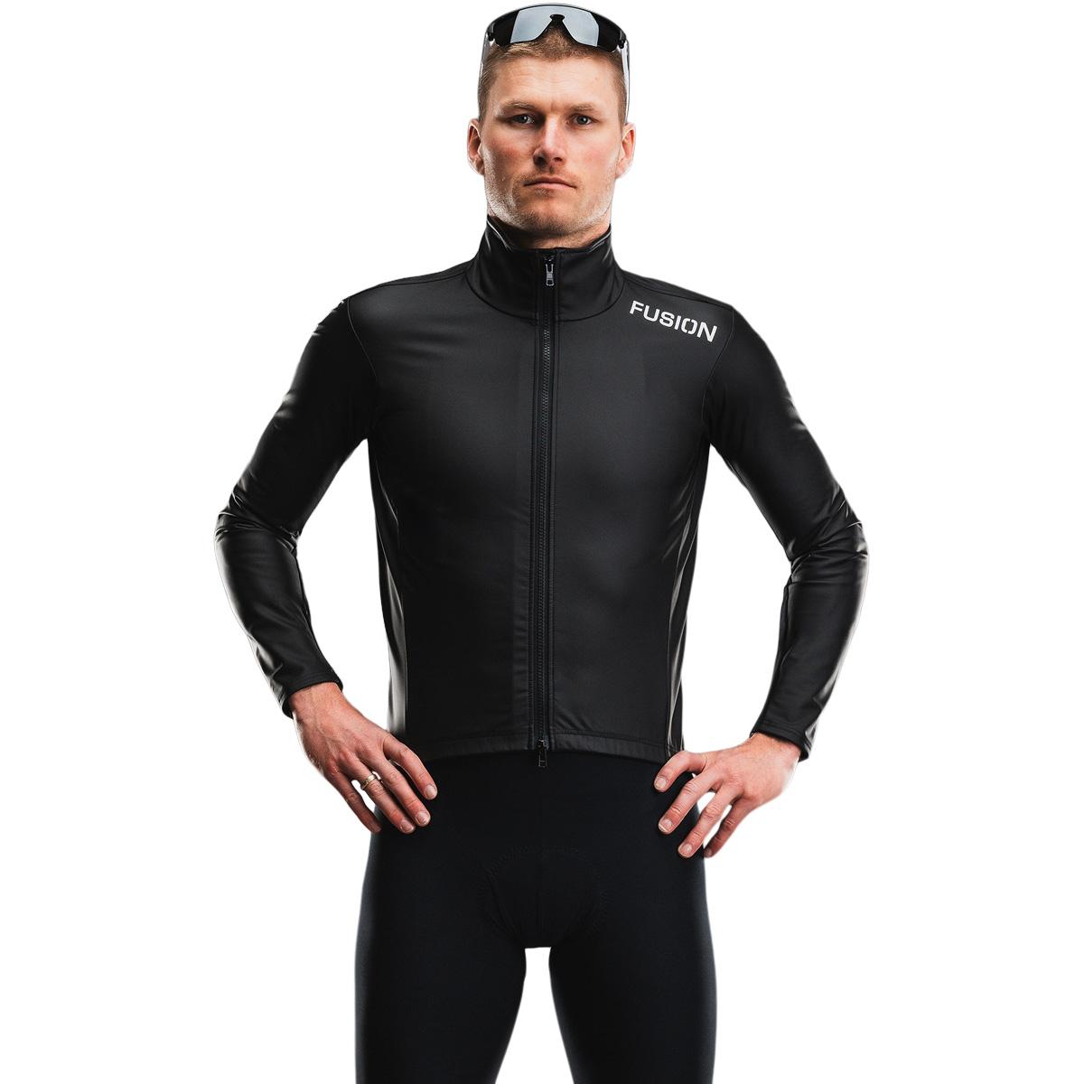 FUSION TEMPO! Rain Cykeljakke Herre Black