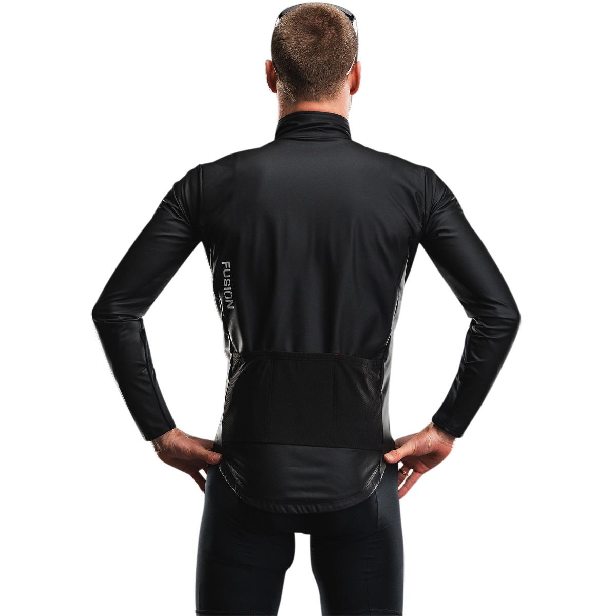 FUSION TEMPO! Rain Cykeljakke Herre Black