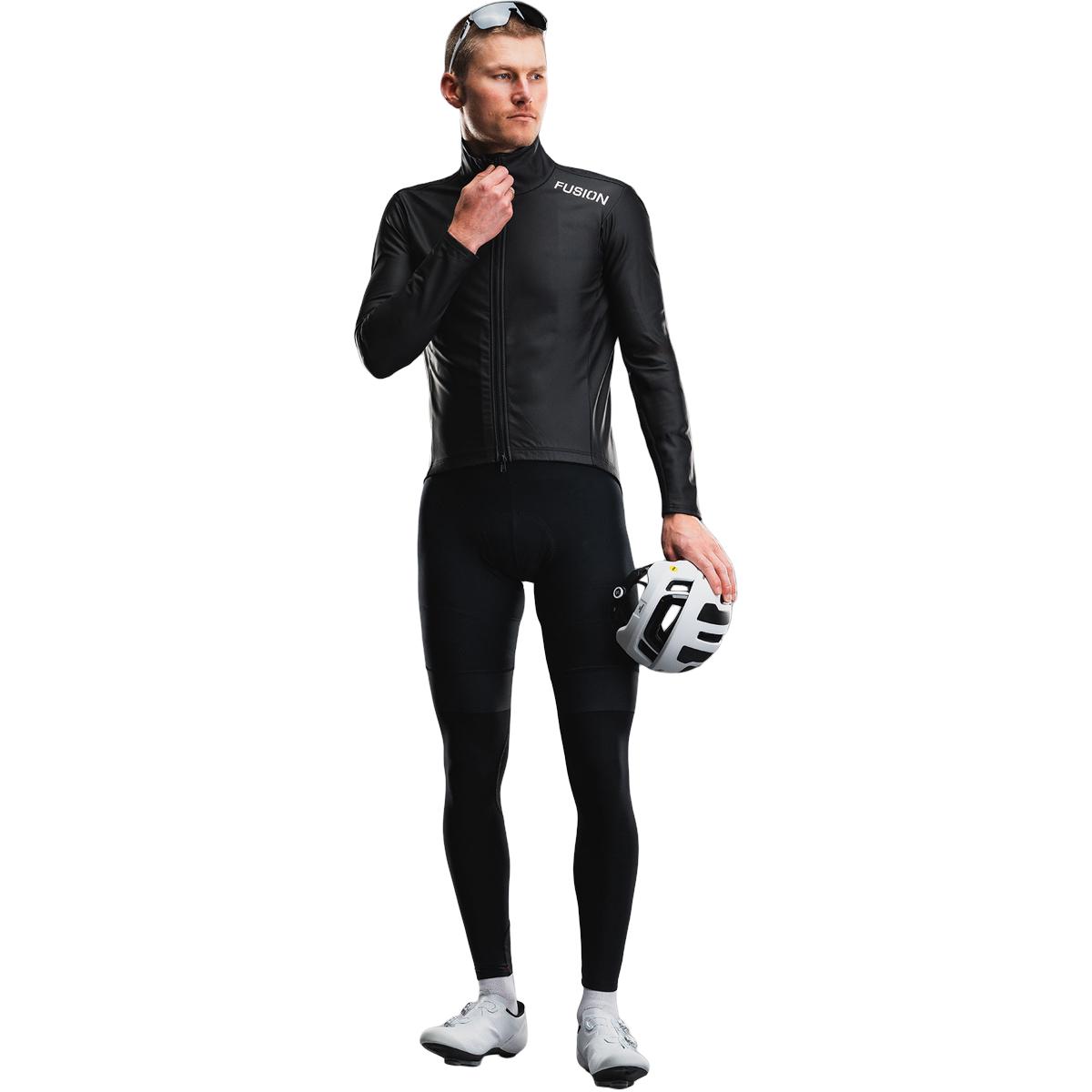 FUSION TEMPO! Rain Cykeljakke Herre Black