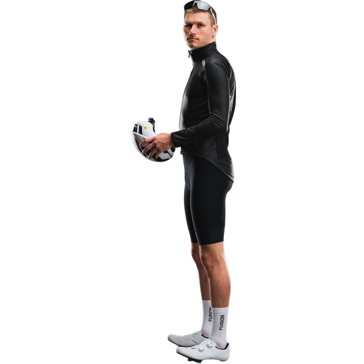 FUSION TEMPO! Rain Cykeljakke Herre Black