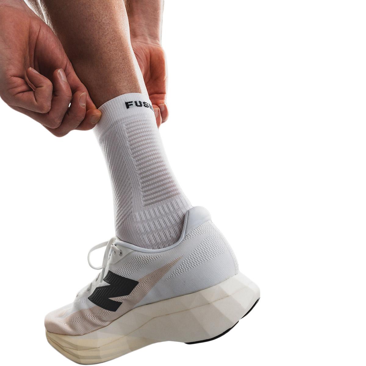 FUSION TEMPO! Pro Løbestrømper White