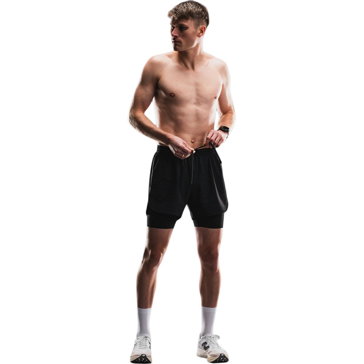 FUSION TEMPO! ONE Løbeshorts Herre Black