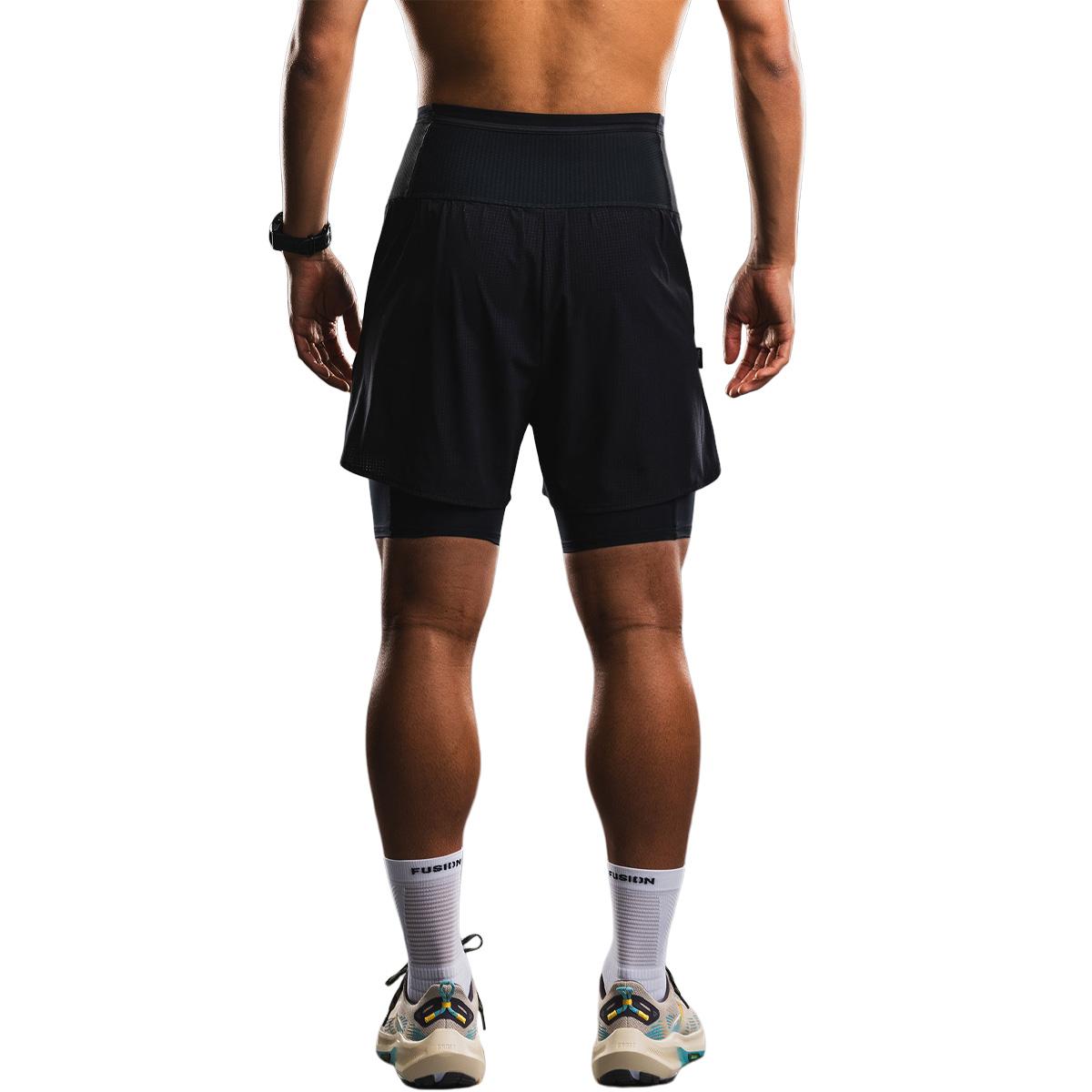 FUSION TEMPO! Pro Trail 2in1 Løbeshorts Unisex Black