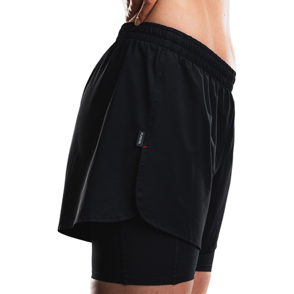 FUSION TEMPO! ONE Run Løbeshorts Dame Black