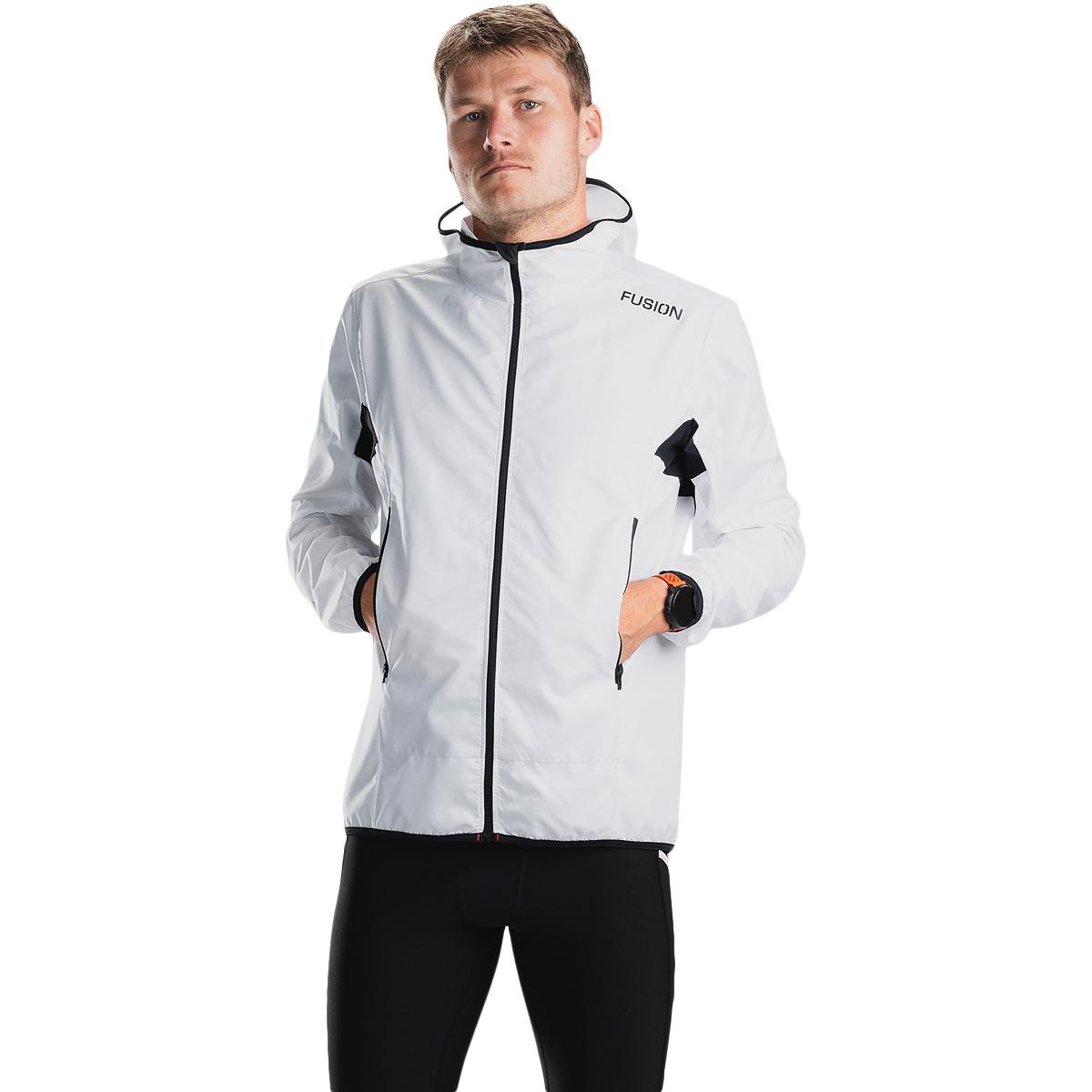 FUSION TEMPO! TWO Run Løbejakke Herre White