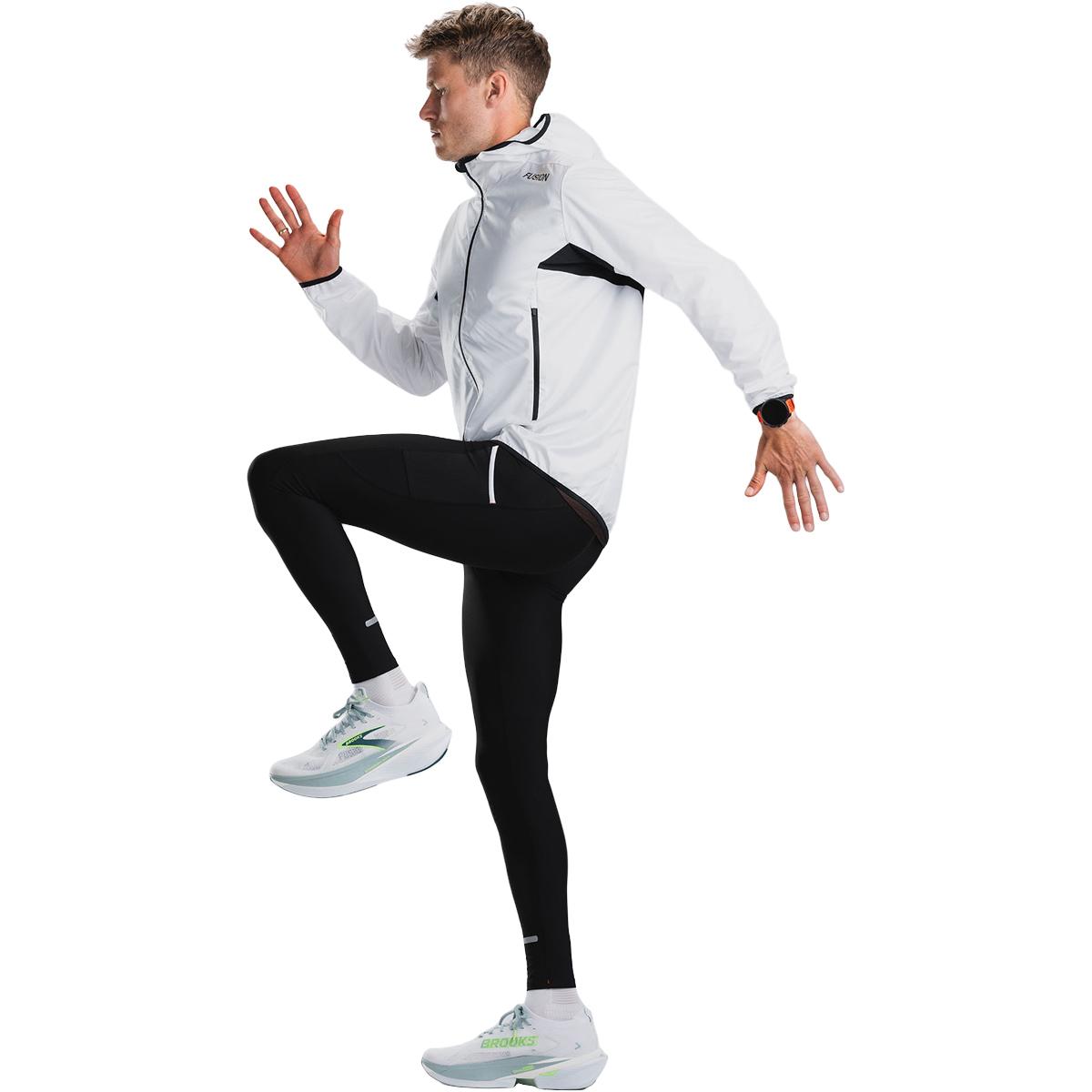 FUSION TEMPO! TWO Run Løbejakke Herre White