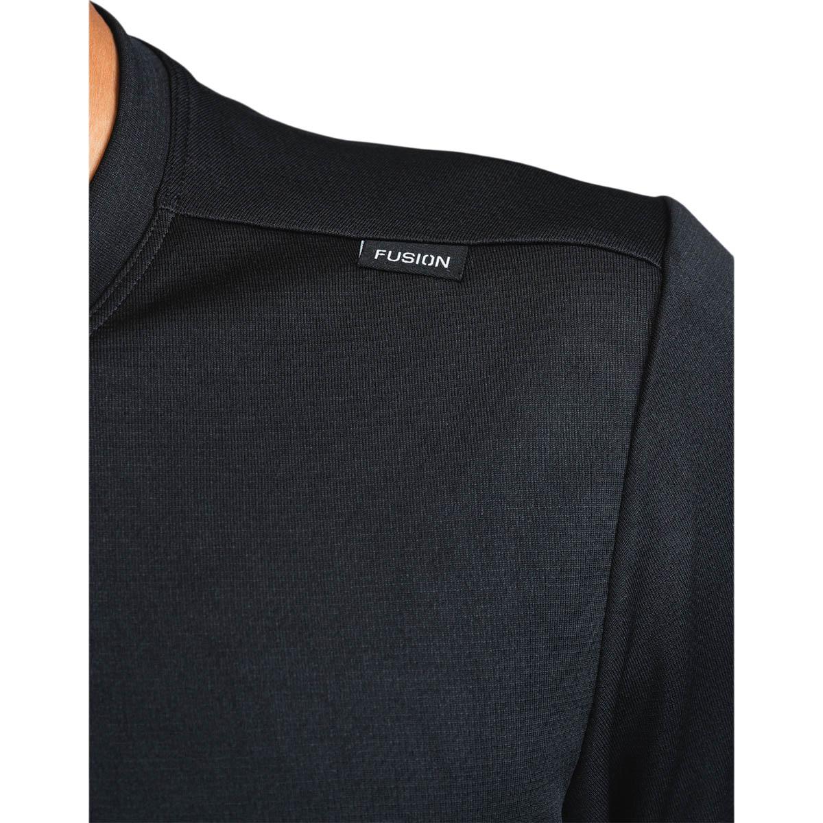 FUSION TEMPO! TWO Run Langærmet Løbe T-shirt Herre Black