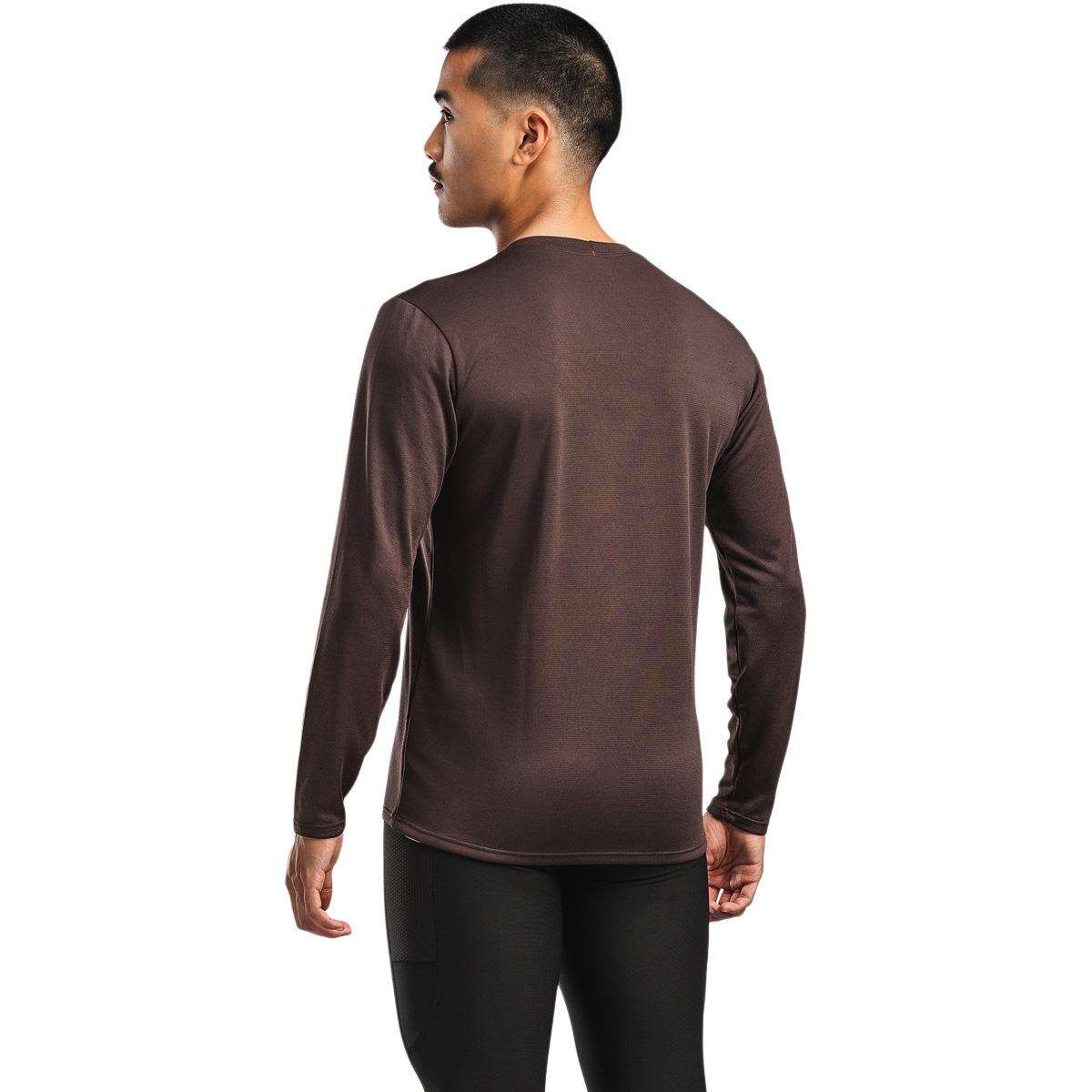 FUSION TEMPO! TWO Run Langærmet Løbe T-shirt Herre Brown