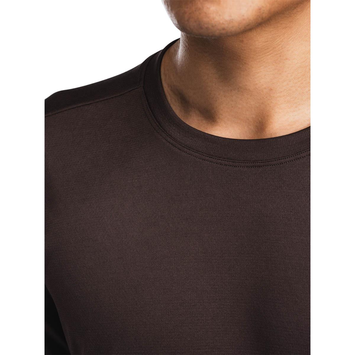 FUSION TEMPO! TWO Run Langærmet Løbe T-shirt Herre Brown