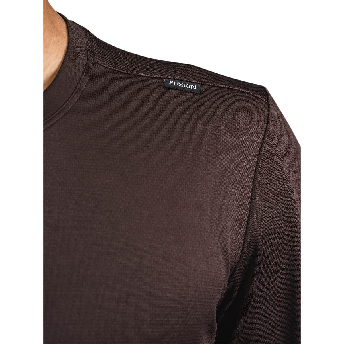 FUSION TEMPO! TWO Run Langærmet Løbe T-shirt Herre Brown
