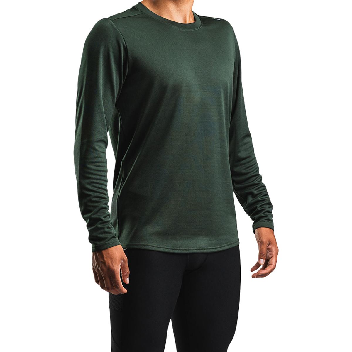 FUSION TEMPO! TWO Run Langærmet Løbe T-shirt Herre Green