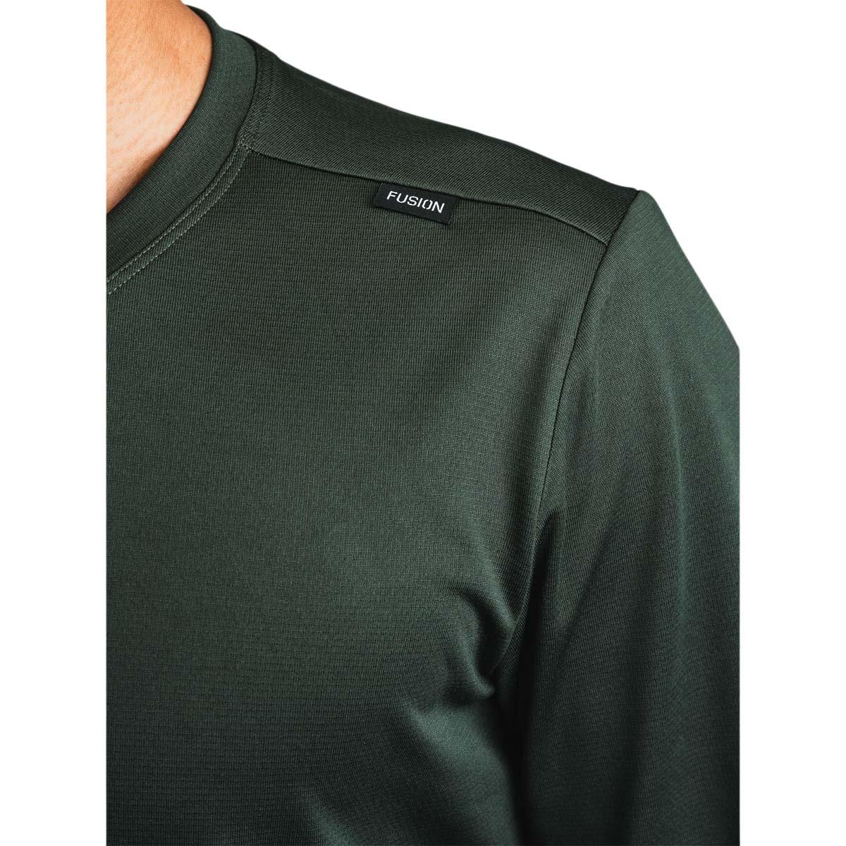 FUSION TEMPO! TWO Run Langærmet Løbe T-shirt Herre Green