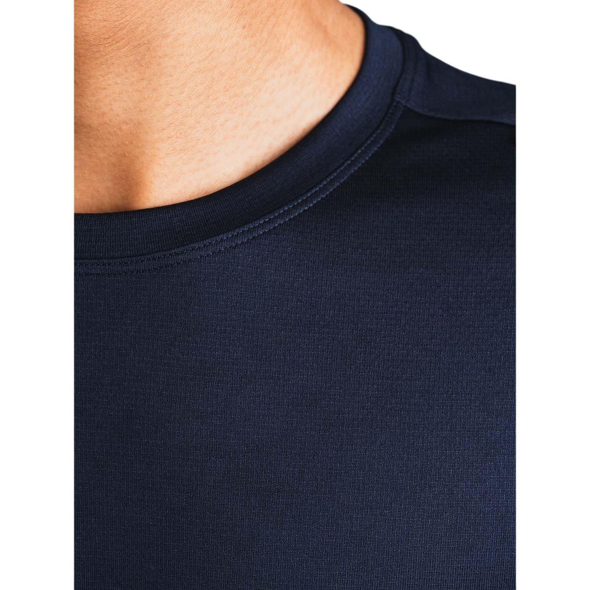 FUSION TEMPO! TWO Run Langærmet Løbe T-shirt Herre Night Blue