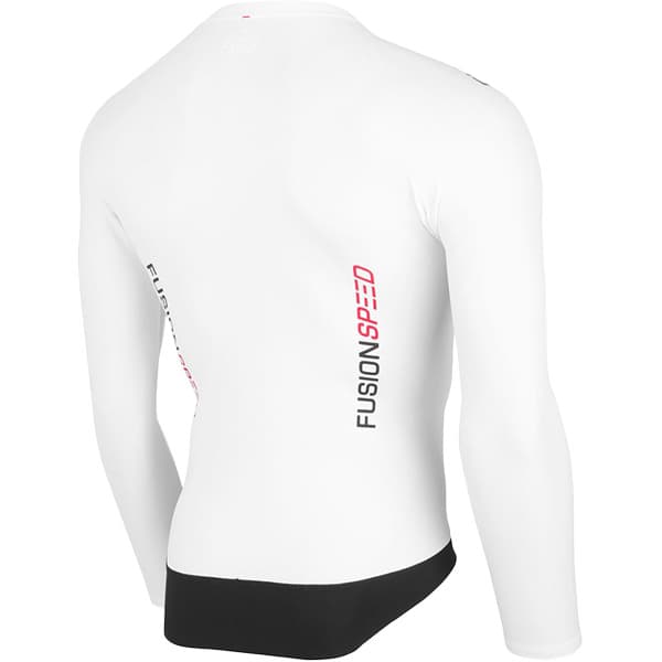 FUSION TEMPO! Tri Langærmet Cykeltrøje White