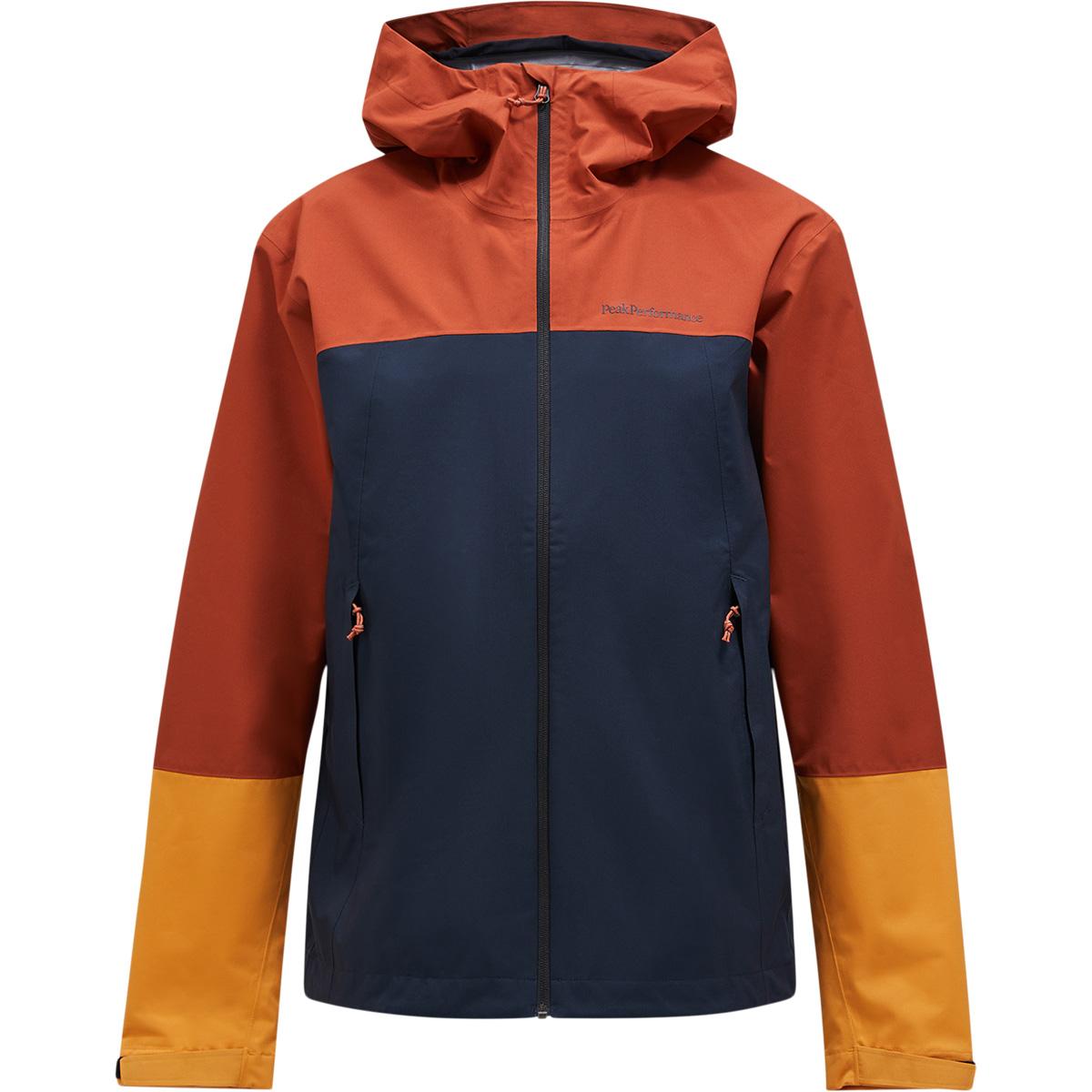 Peak Performance Trail Hipe Shell Jakke Herre SPICED/SALUTE BLUE/DESERT BLOW