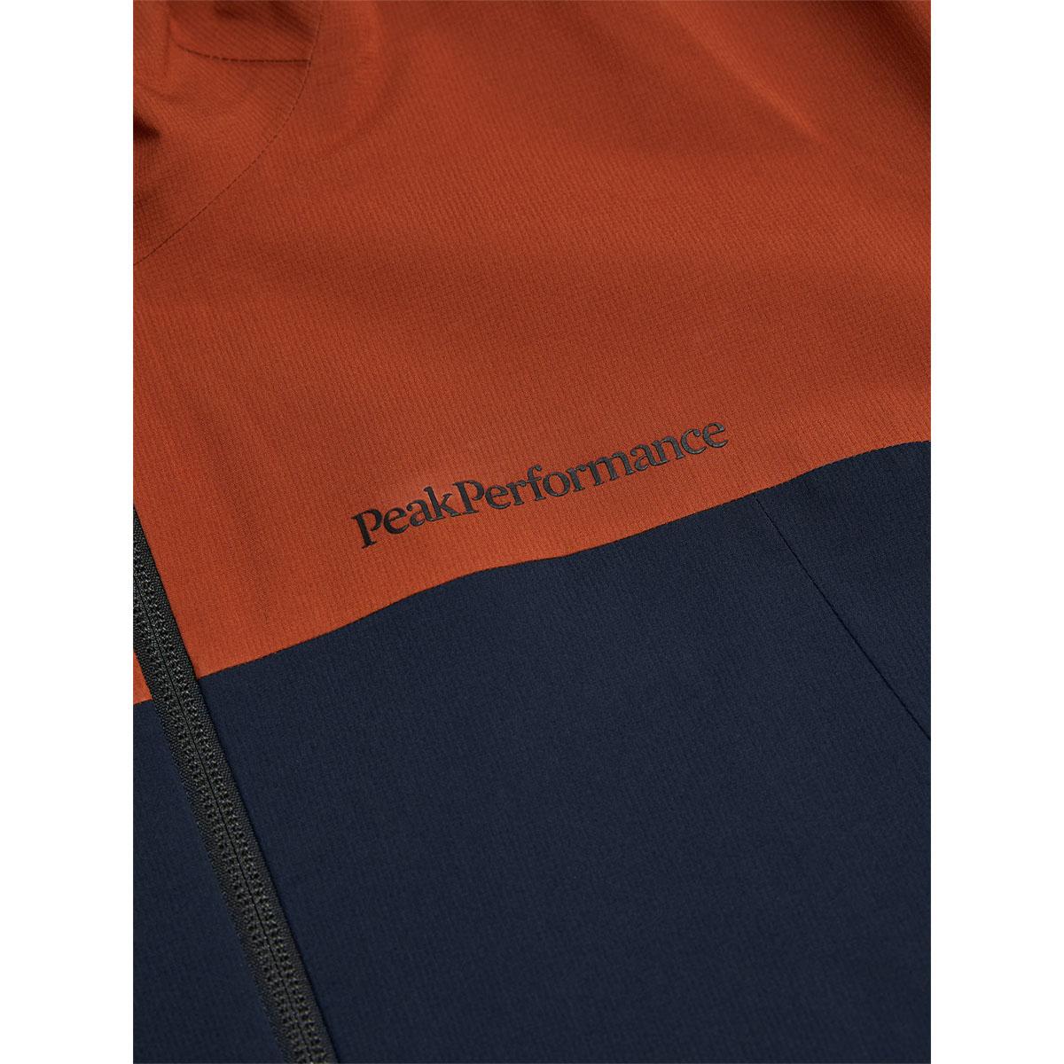 Peak Performance Trail Hipe Shell Jakke Herre SPICED/SALUTE BLUE/DESERT BLOW