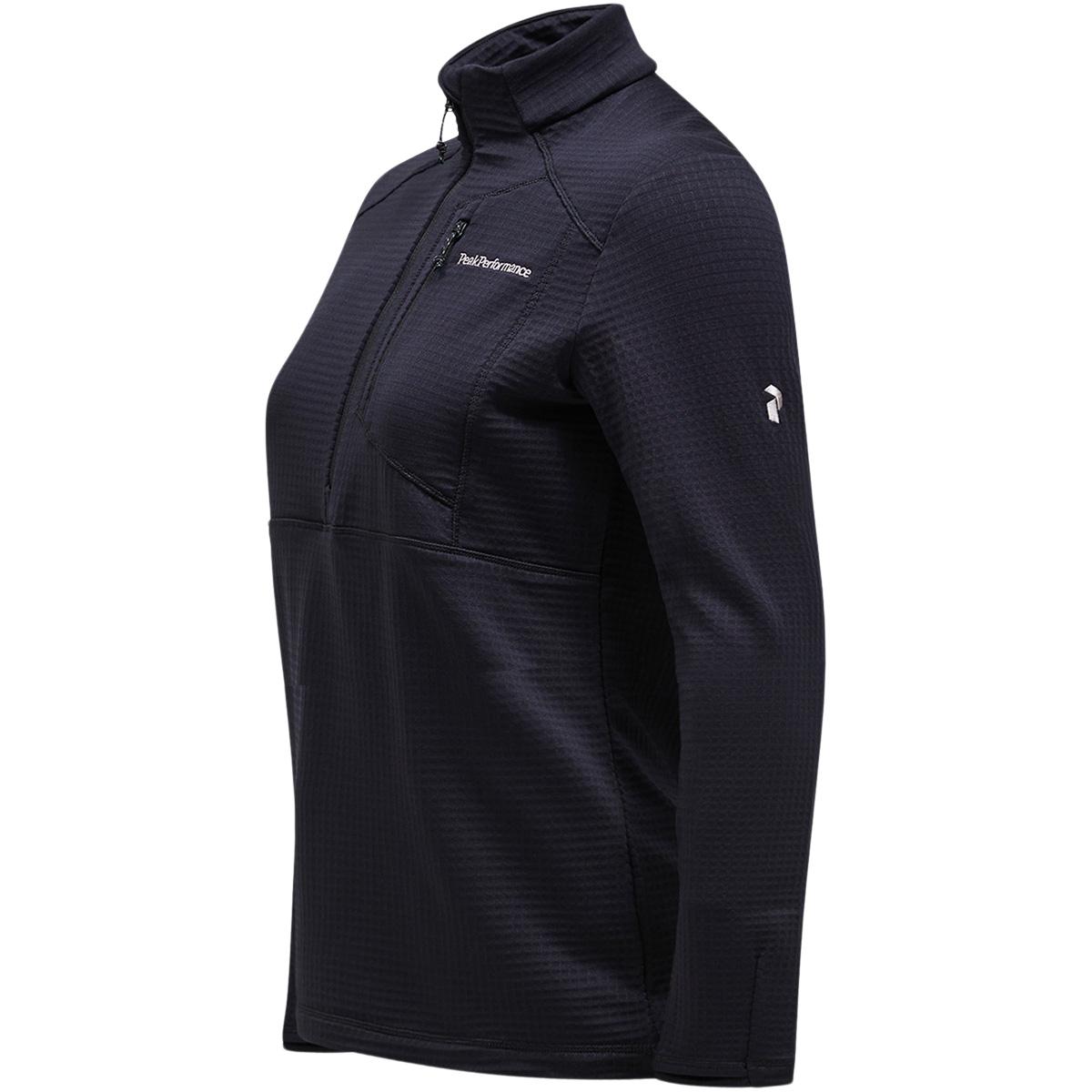 Peak Performance Trail Polartec Half Zip Trøje Dame BLACK