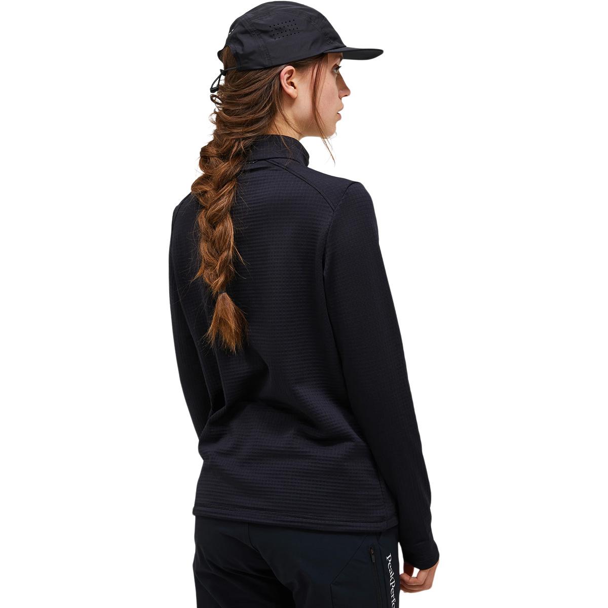 Peak Performance Trail Polartec Half Zip Trøje Dame BLACK