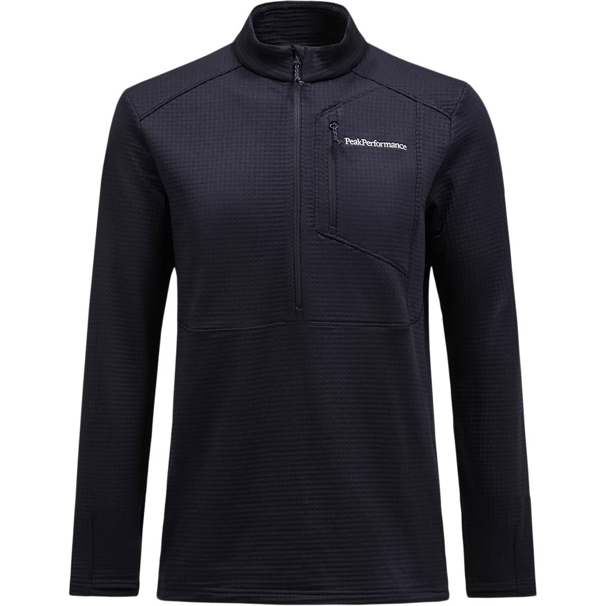 Peak Performance Trail Polartec Half Zip Trøye Herre Black