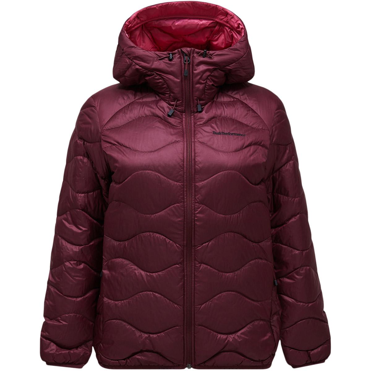 Peak Performance Helium Down Hood Dunjakke Dame PORTO/MOUNTAIN BLUSH/