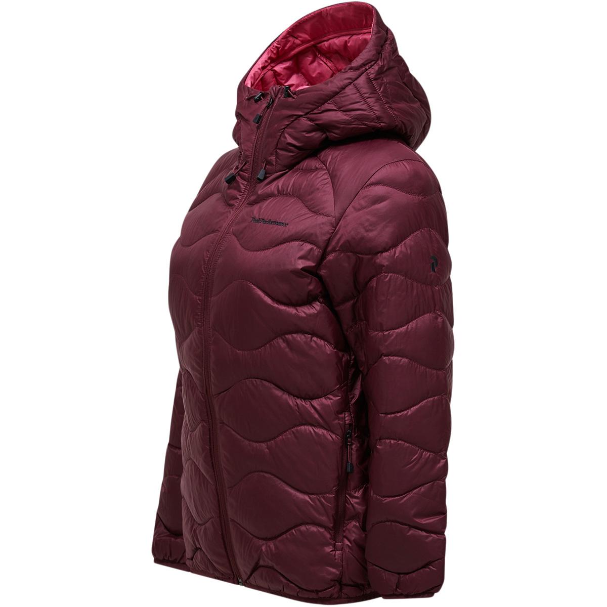 Peak Performance Helium Down Hood Dunjakke Dame PORTO/MOUNTAIN BLUSH/