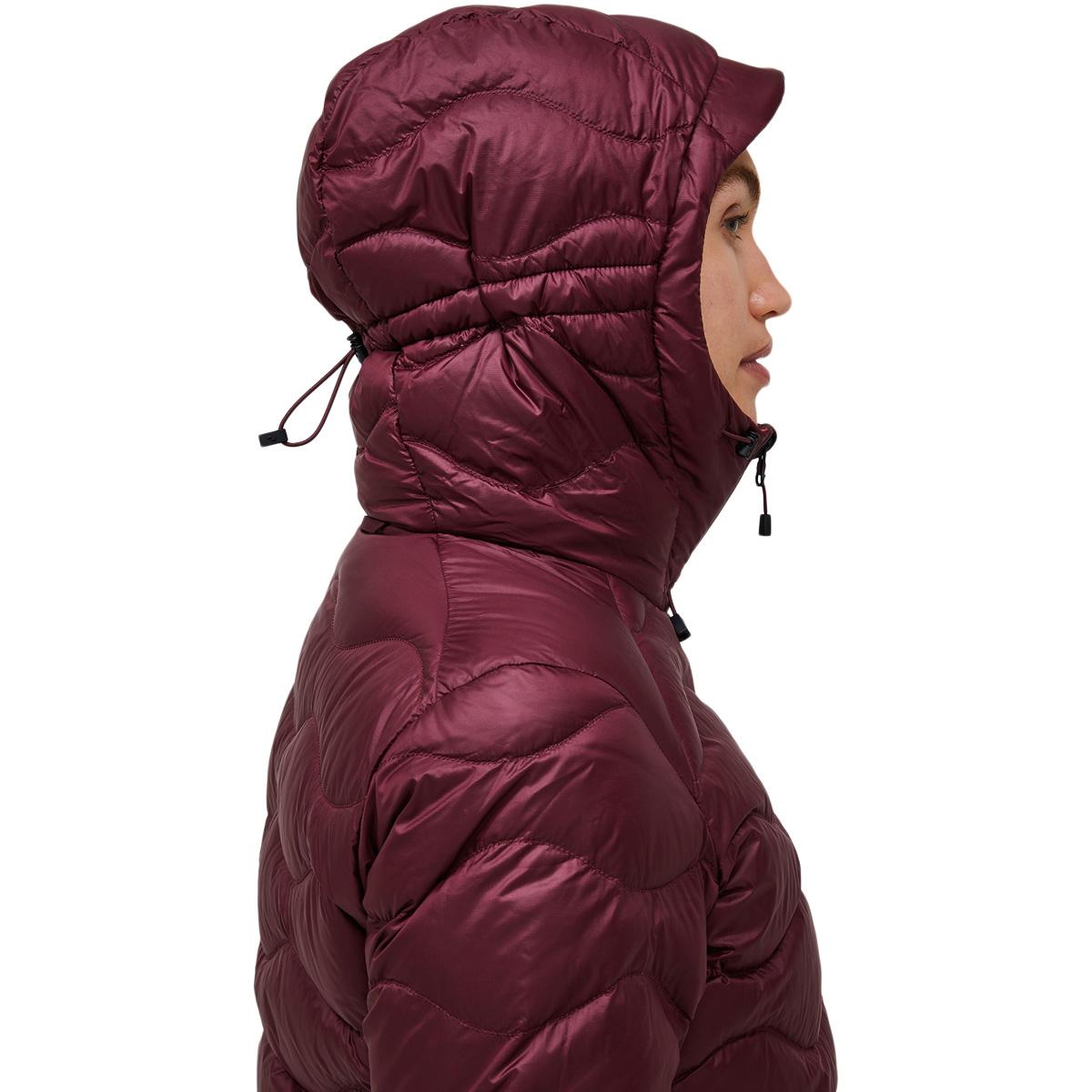 Peak Performance Helium Down Hood Dunjakke Dame PORTO/MOUNTAIN BLUSH/