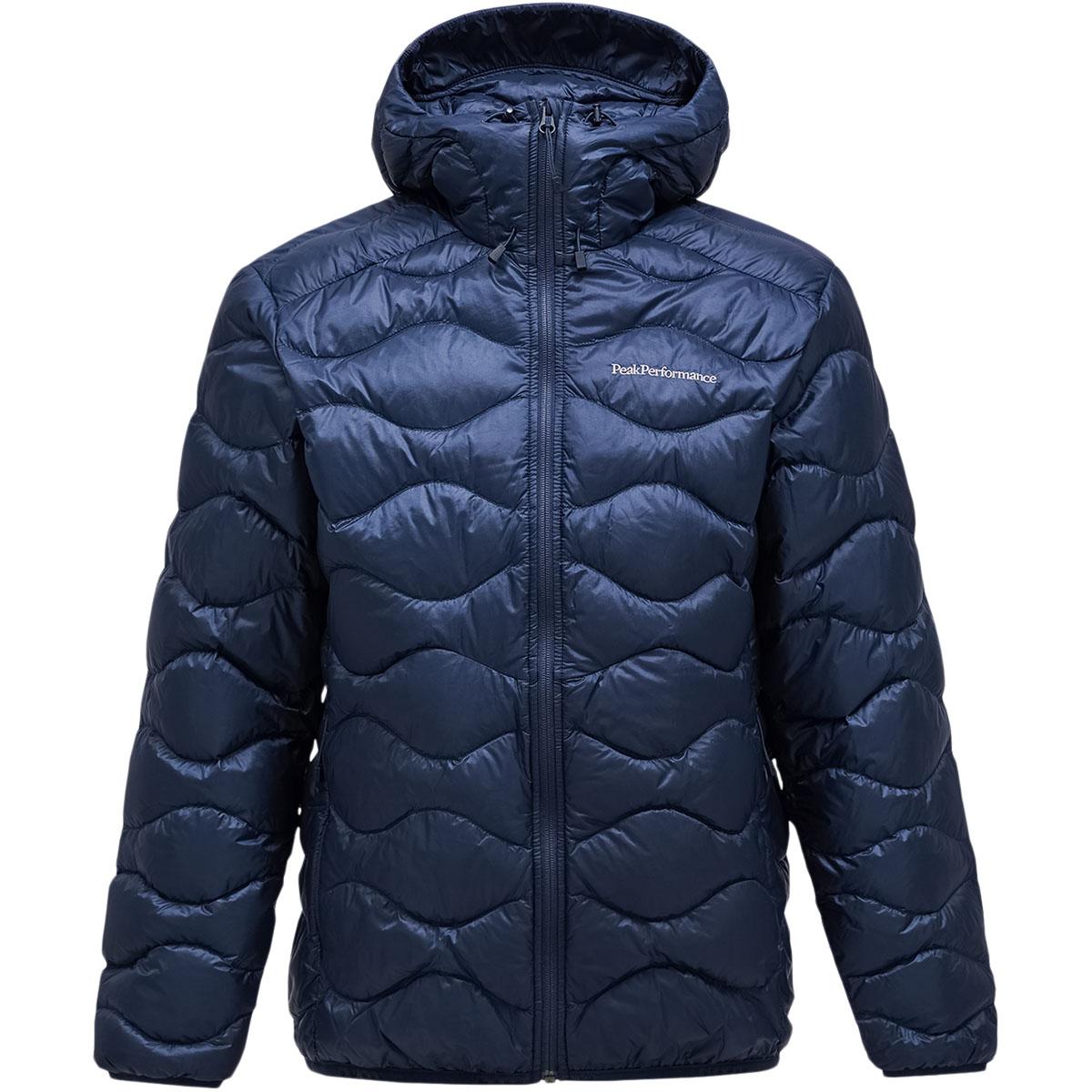Peak Performance Helium Down Hood Dunjakke Herre Blue