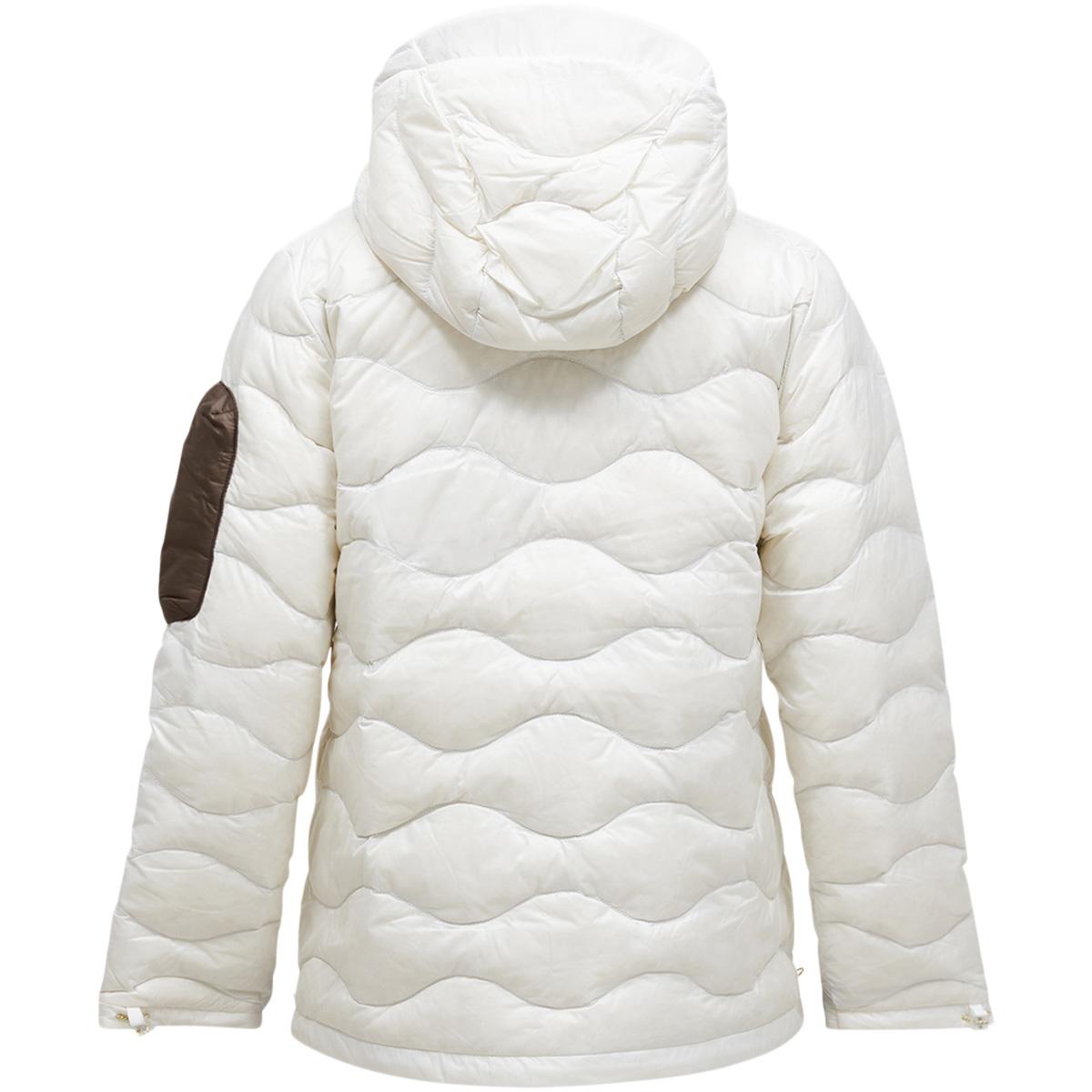 Peak Performance Helium Utility Down Hood Dunjakke Dame OFFWHITE/ANTARCTICA/
