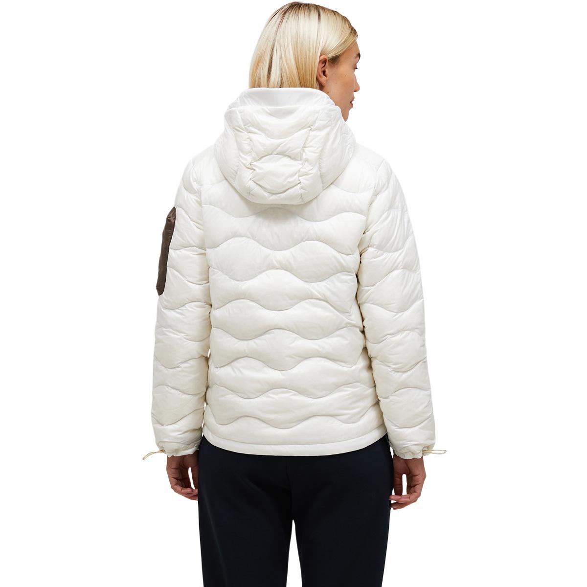 Peak Performance Helium Utility Down Hood Dunjakke Dame OFFWHITE/ANTARCTICA/