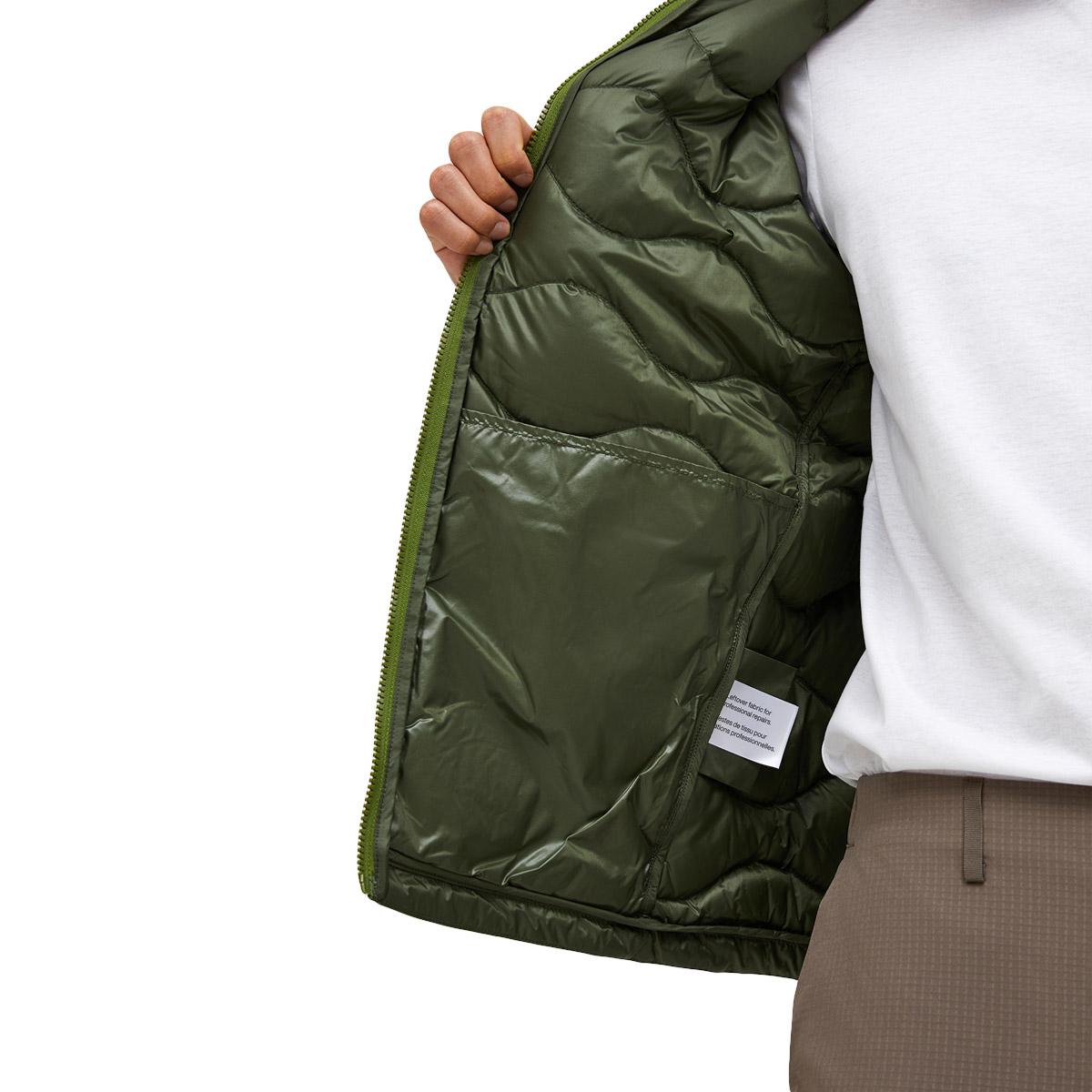 Peak Performance Helium Utility Down Hood Dunjakke Herre PINE NEEDLE/MOSSWOOD/