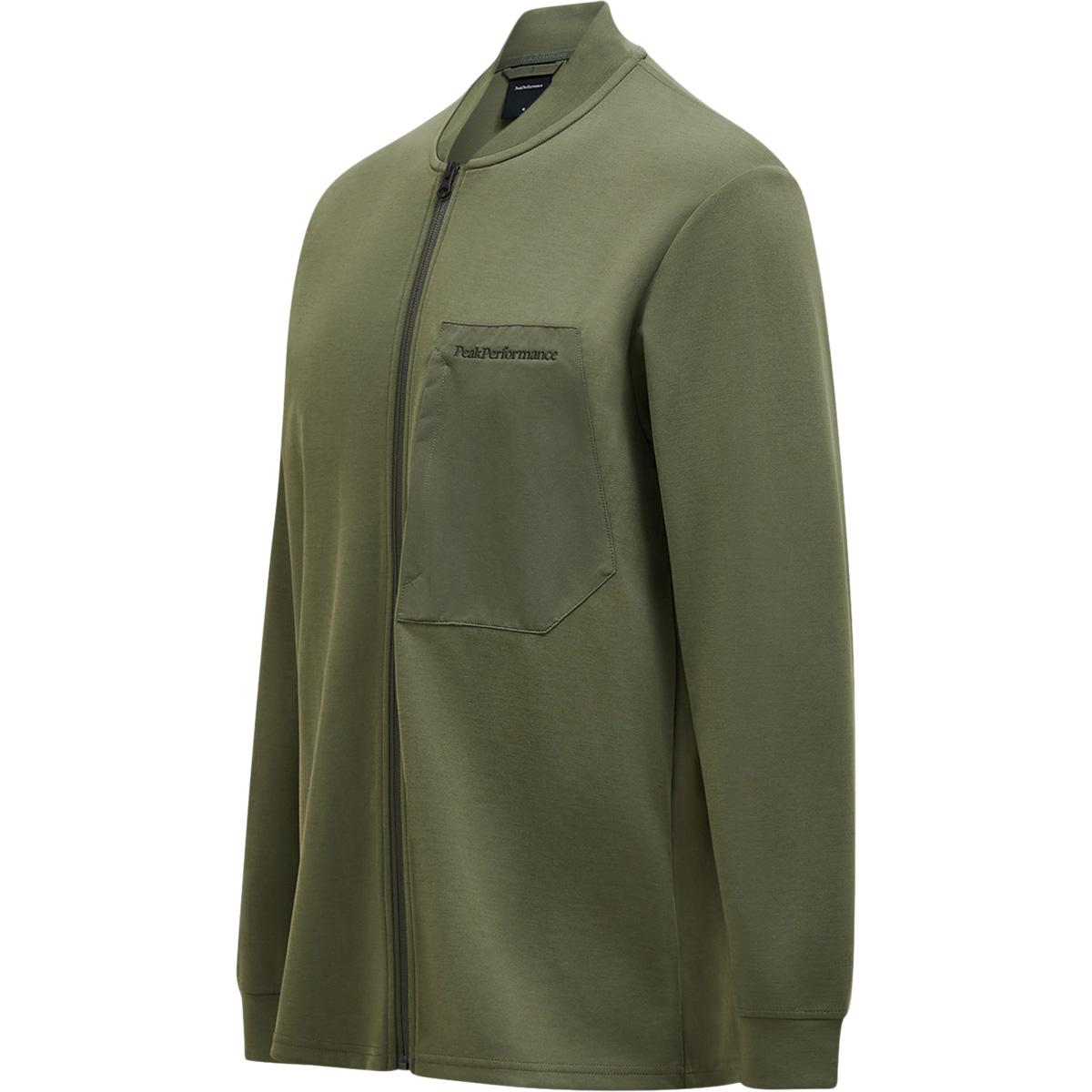 Peak Performance Mid Layer Full Zip Genser Herre PINE NEEDLE