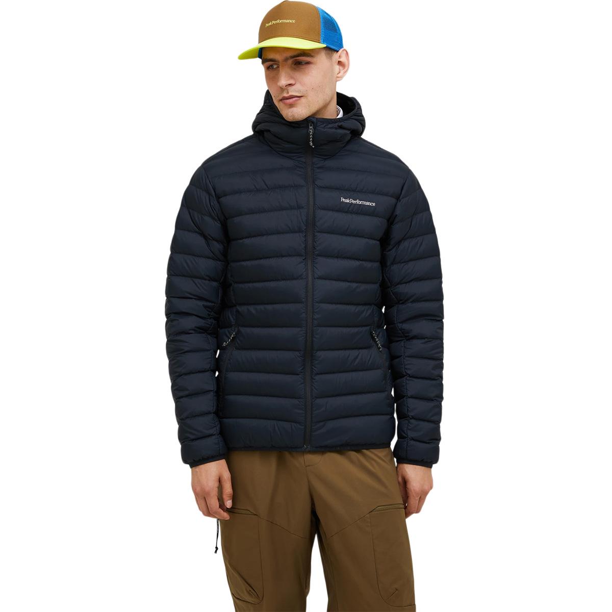 Peak Performance Down Liner Hood Dunjakke Herre Black