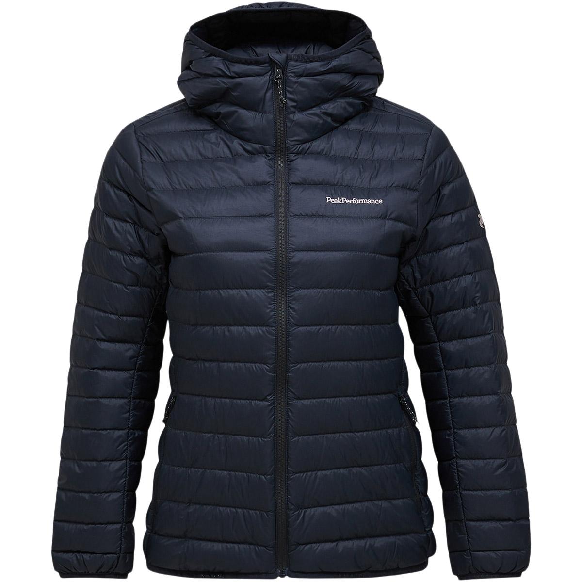 Peak Performance Down Liner Hood Dunjakke Dame Black